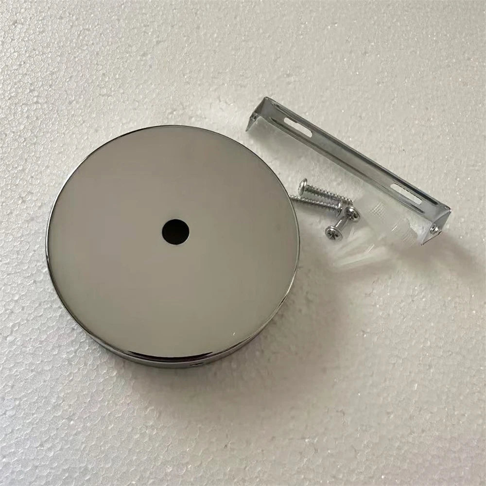 base disque décorative moderne suspension luminaire métal noir or cuivre blanc
