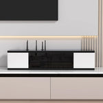 boîte rangement routeur wifi noir blanc moderne organisation living room.storage