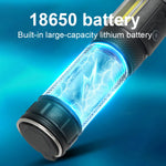 lampe torche multifonction led rechargeable 30w banque alimentation autodéfense texturée moderne noire
