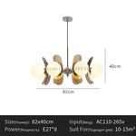 suspension lumineuse moderne disques géométriques blanc marron orange doré