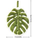 serviettes cuisine absorbantes vert feuille imprimée texturées maison adultes