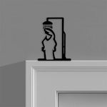 décoration murale moderne humour noir saut lit douche vin porte chambre