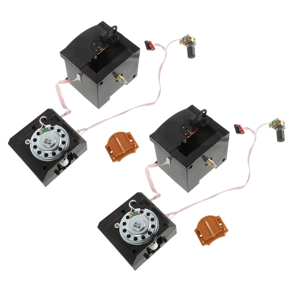 moteur horloge coucou rétro noir orange mécanique kit réparation pendule bois quartz parts remplacement