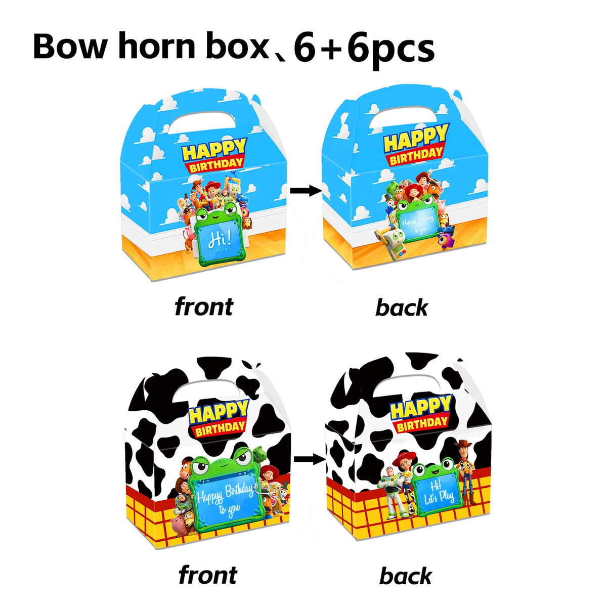 accessoires fête toy story figurines personnages masques yeux boîtes dragées pailles autocollants enveloppes multicolore