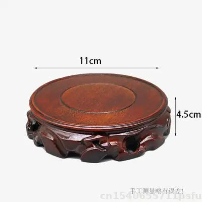 support présentation bois sculpté socle vase figurine théière décoration intérieur classique