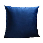 housse coussin carrée velours uni canapé salon décoration maison 45x45cm