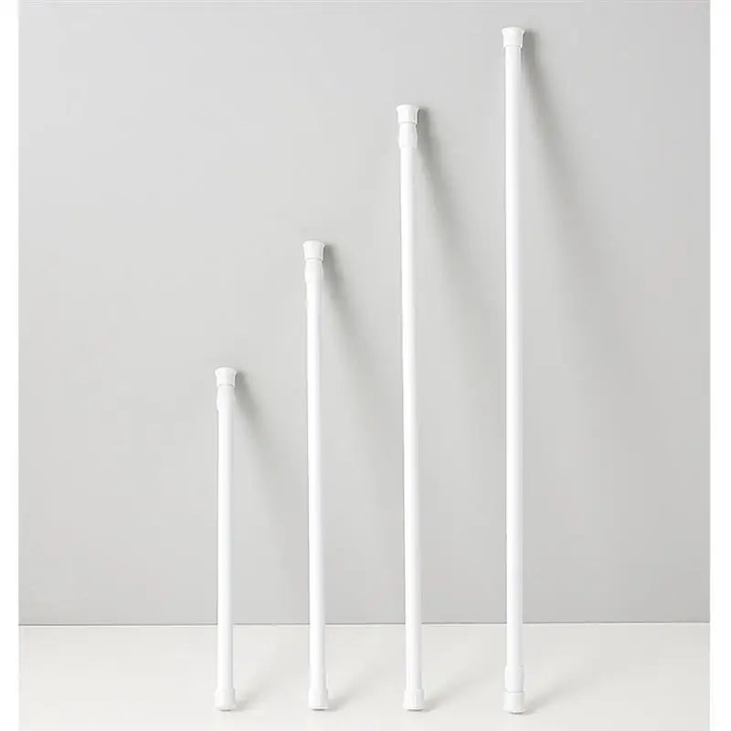 rideau douche extensible tige inoxydable blanc moderne clips magnétiques 30cm 50cm 40cm 70cm 50cm