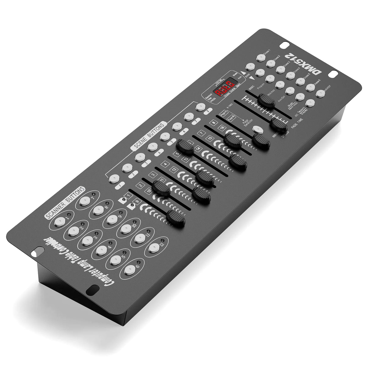 contrôleur d'éclairage scène DMX 512 LED professionnel 192 canaux console autoinstallation moderne