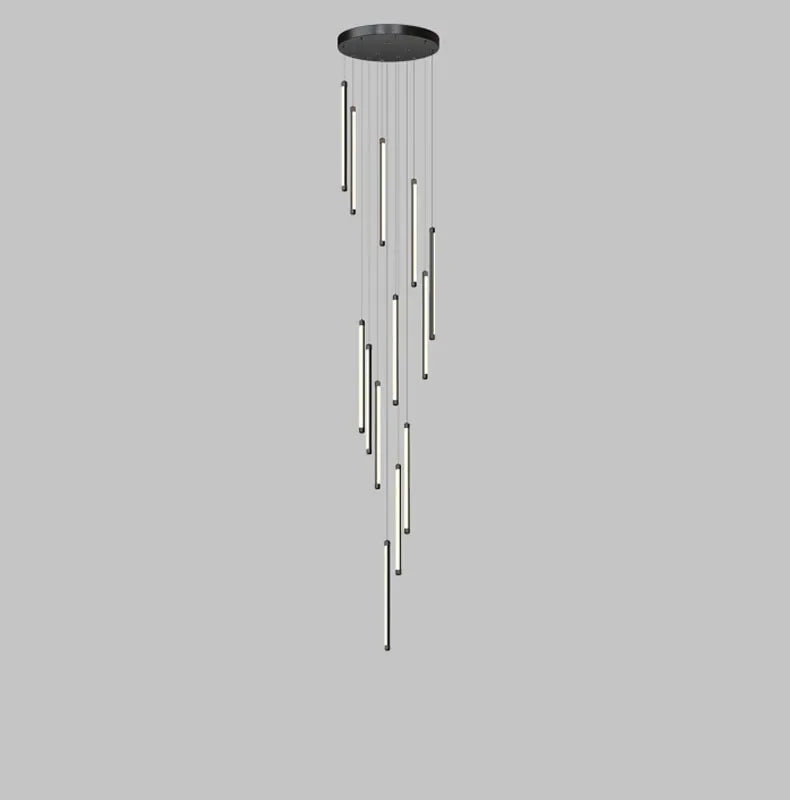 suspension lumineuse or noir moderne 10 13 16 19 lumières télécommande haute qualité certifications