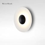 Applique murale LED ronde contemporaine blanc noir marron doré éclairage quotidien cuisine salle manger