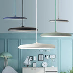 Suspension lumineuse moderne bleu noir gris blanc rose plat scandinave 249lm 2ans