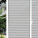 voilage adhésif rayures horizontales blanc moderne opaque chambre bain stripe deco protection thermique