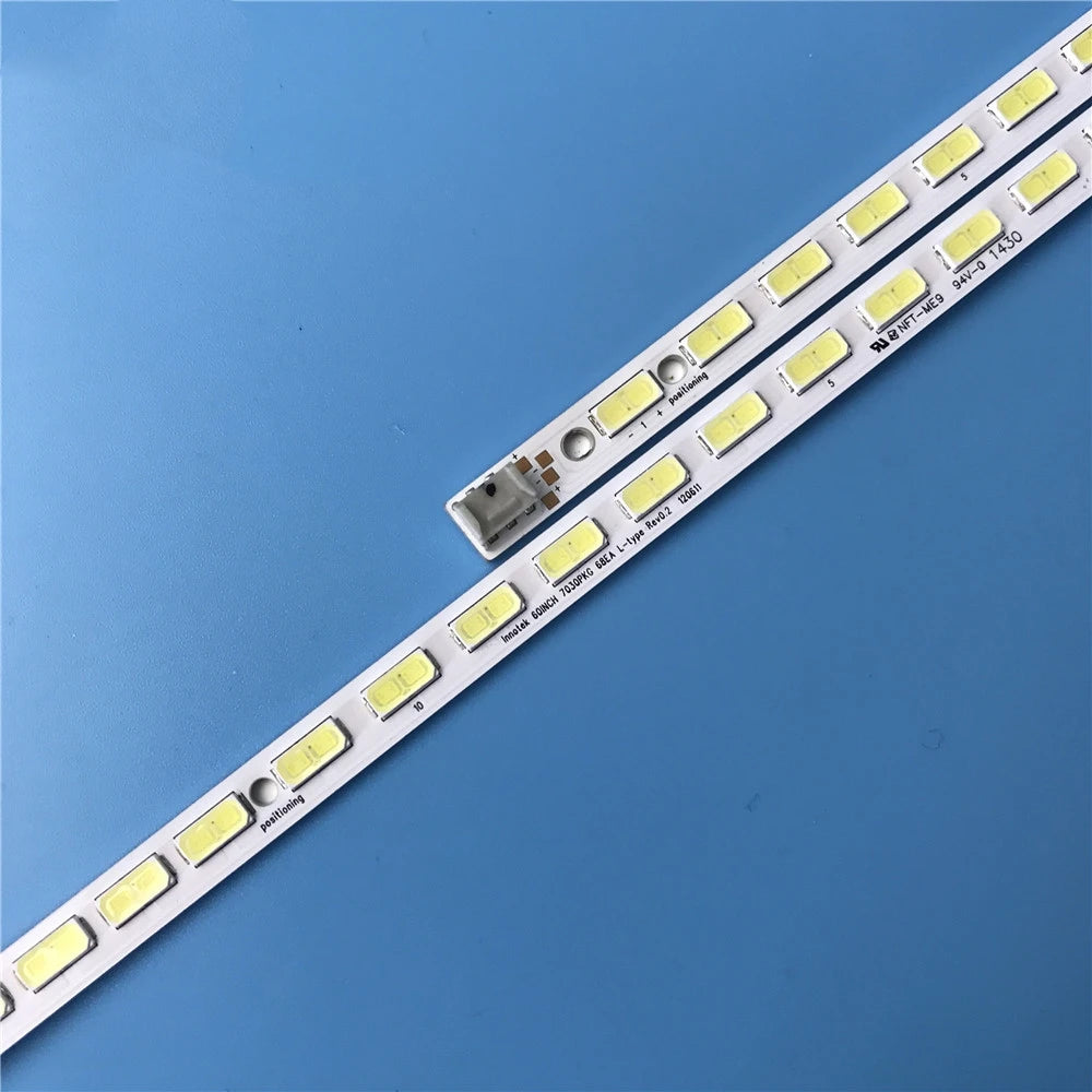 barres lumineuses led blanc jaune industriel connecteurs métalliques leds espacées numérotées