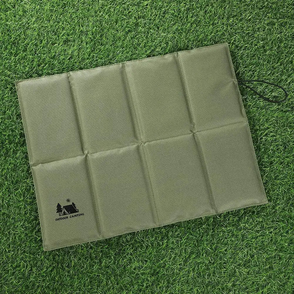 tapis pliable extérieur camping noir vert olive texturé portable fonctionnelOutdoor
