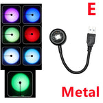 lampe d'ambiance projetante couleur vive effet gradient moderne zen chambre salon