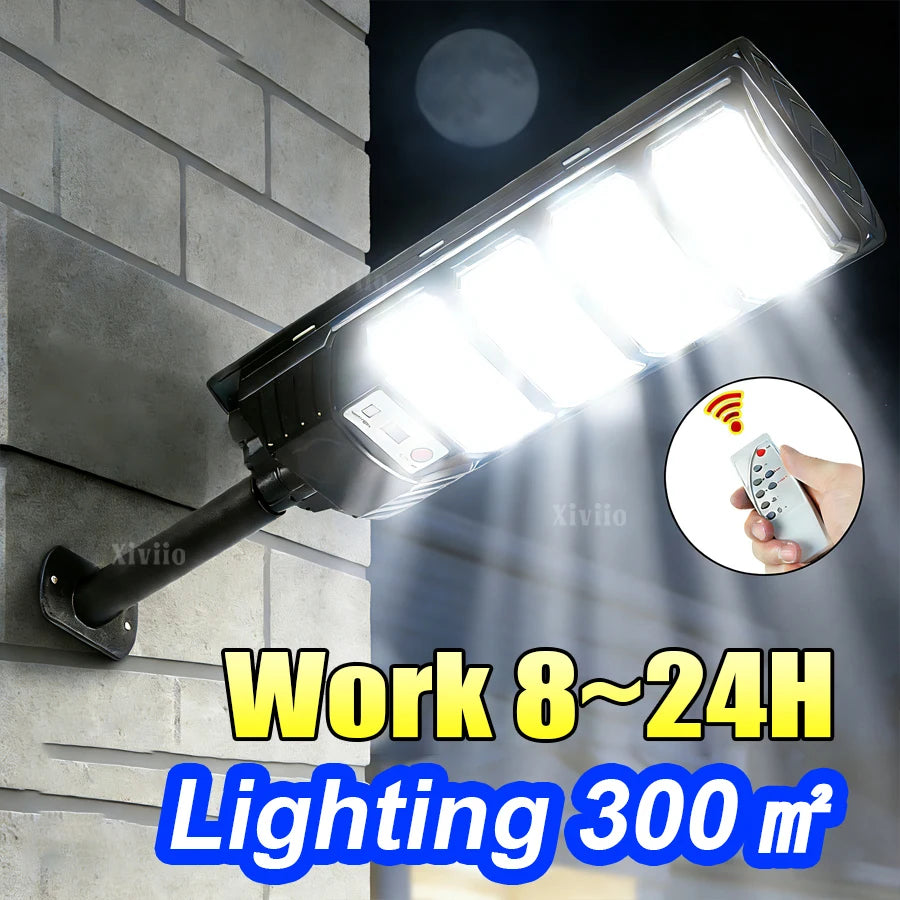 lampe solaire extérieure moderne télécommande contrôle distant ip67 led noire abs
