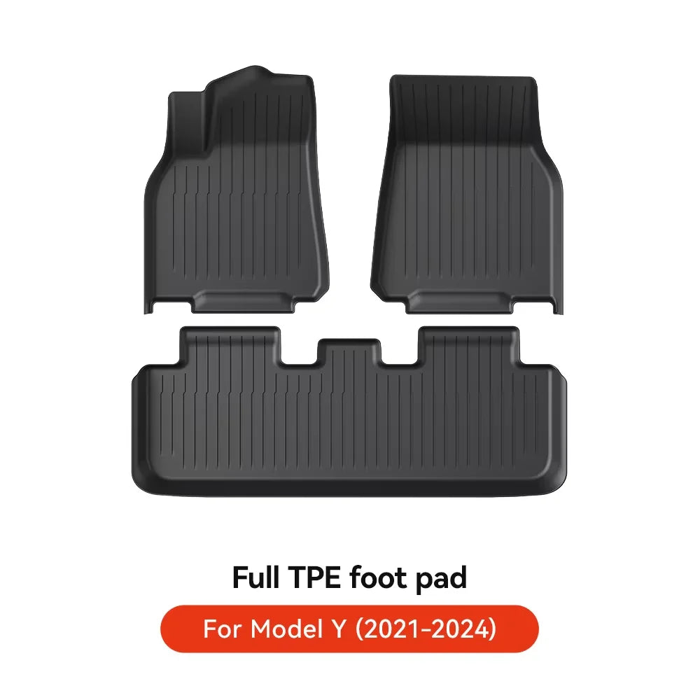 tapis sol voiture noir rayures horizontales minimaliste anti dérapant boucle spécifique imperméable intérieur auto