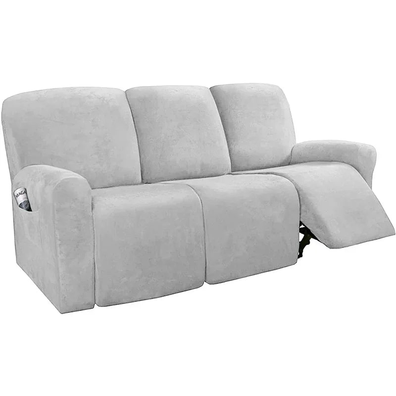 housse canapé velours moderne vert foncé bleu clair beige gris inclinable placesversible machine