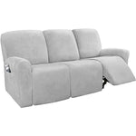 housse canapé velours moderne vert foncé bleu clair beige gris inclinable placesversible machine