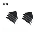 tapis antidérapant noir perforé moderne stickers adhésifs pvc réutilisable pièces pièces