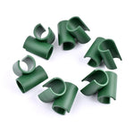 lot clips fixation vert support plante treillis jardinage plastique robuste