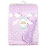 couverture bébé polaire douce hiver blanc bleu rose gris vert violet bordure pelucheuse