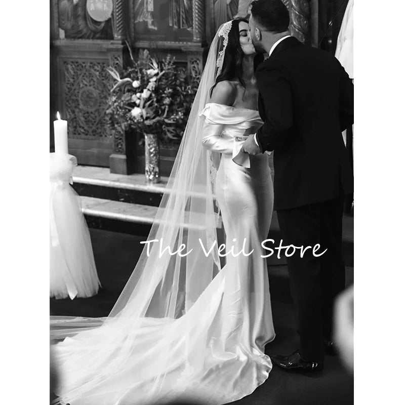 voile mariée blanc dentelle transparente classique bouquet fleursextérieur unique élégant