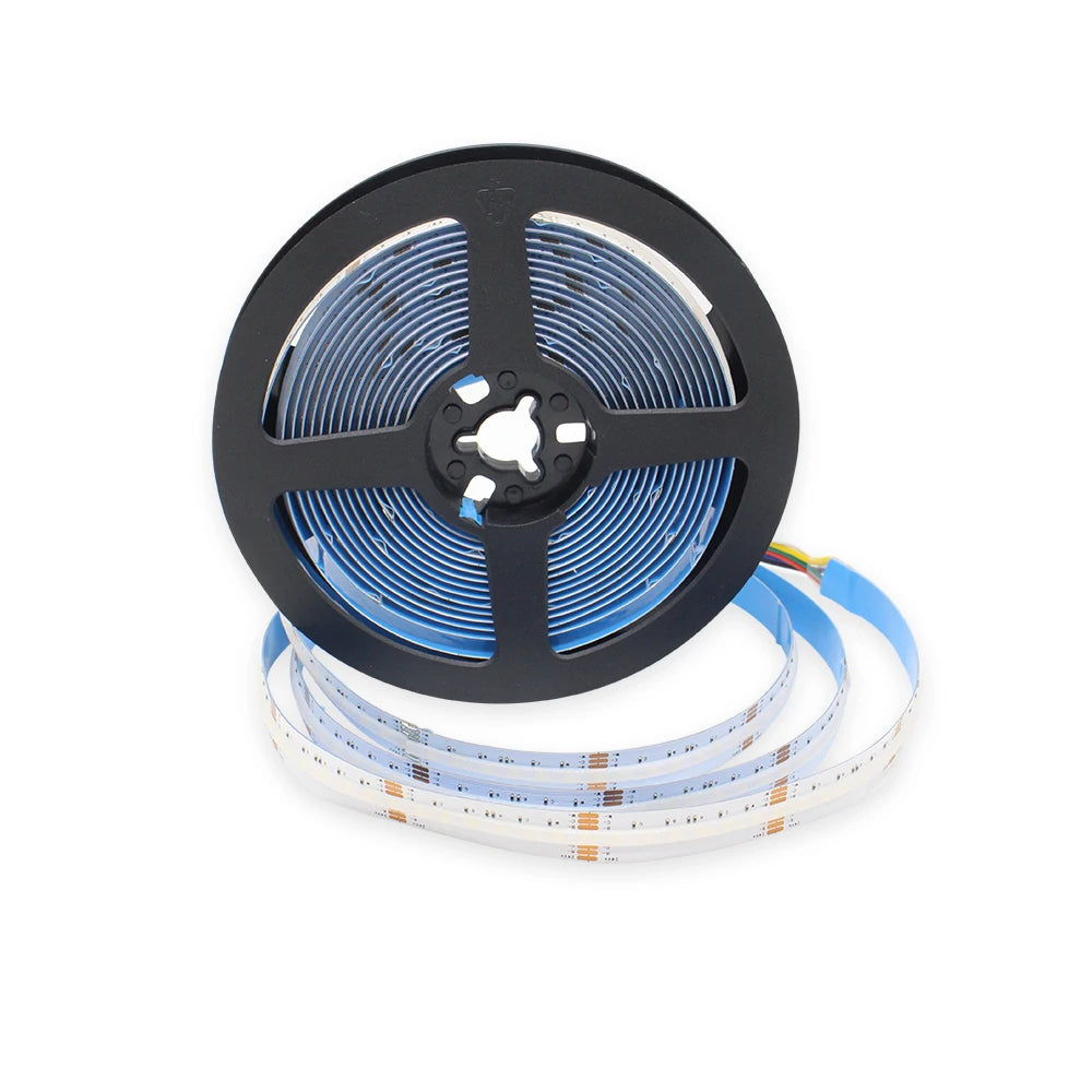 ruban led 24v 5m rgbcct blanc bleu rouge vert jaune violet moderne ligne continue
