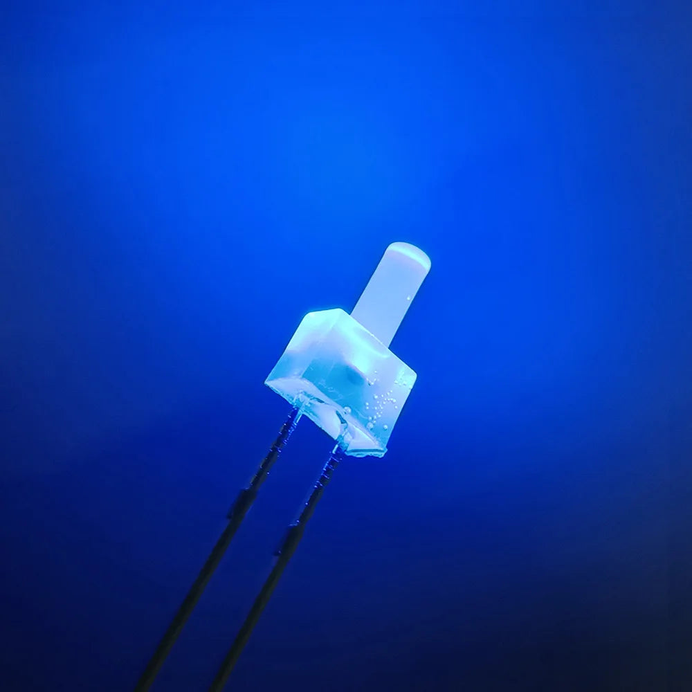 diodes led multicolores transparentes jaune rouge vert bleu modernes petites