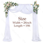 arche decorative mariage blanc rose verte dorée ondulée elegante fleur guirlande lumineuse
