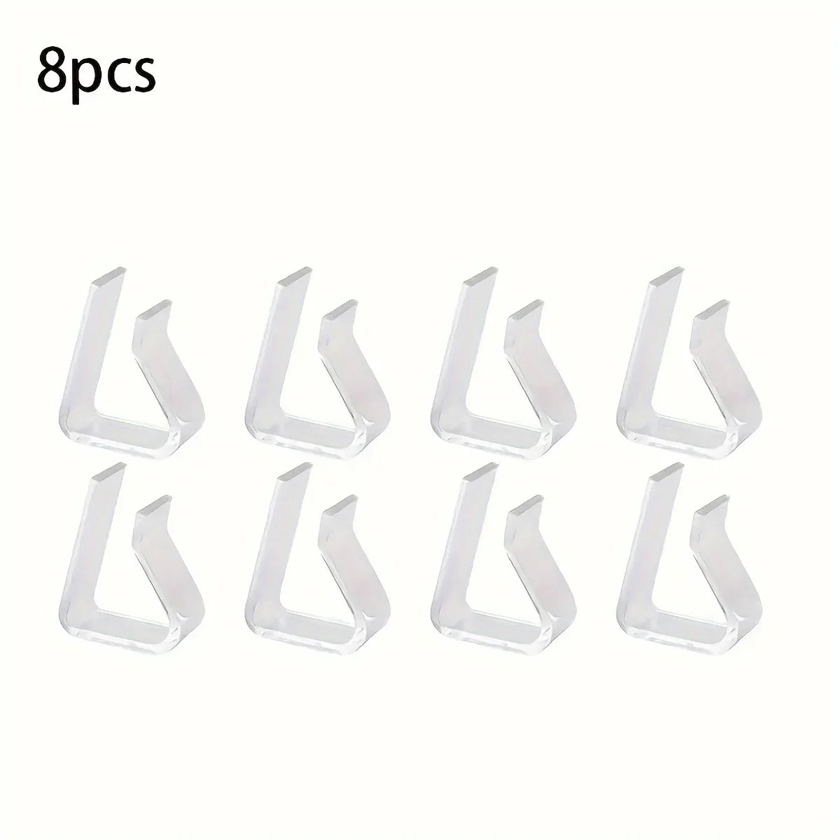 supports nappe transparents adhésifs moderne intérieur extérieur 16 pièces pièces plastique