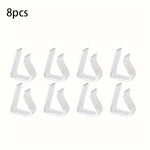supports nappe transparents adhésifs moderne intérieur extérieur 16 pièces pièces plastique
