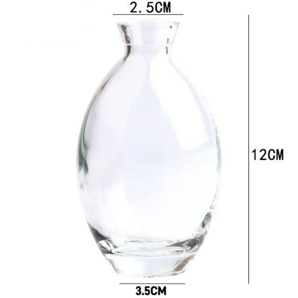 vases transparents simples modernes vases bleu clair verre decoration maison arragement fleurs