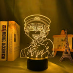 lampe table led transparente moderne illustration 3d personnages embrassant détails valises accessoire base solide