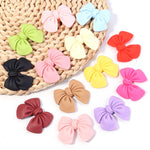 figurines kawaii rubans noues couleur diverse scrapbooking artisanat décoration moderne enfants clips