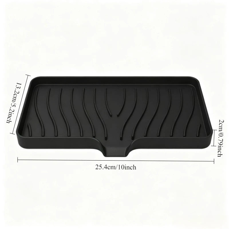 support savon silicone gris bleu rayures modernes facile nettoyer salle bain cuisine
