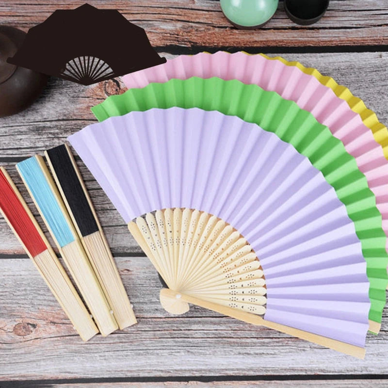 éventail pliant bambou violet rouge bleu noir vert rose jaune blanc gris traditionnel moderne
