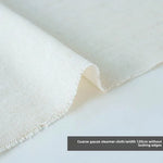 serviettes lingettes toile fine tissu respirant polyester beige clair blanc classique