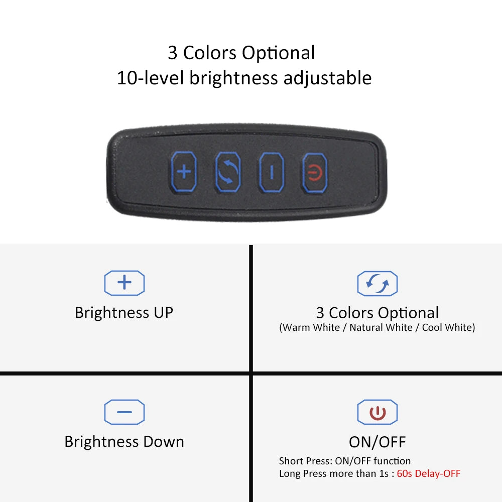 ruban led flexible 5v usb blanc chaud froid 3000k 6000k moderne salon décoration