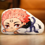 coussins anime personnages gojo itadori fushigoro kawaii blanc rouge noir voyage lit