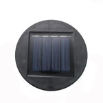 lampe solaire rechargeable extérieure noire moderne sans fil fixée facilement