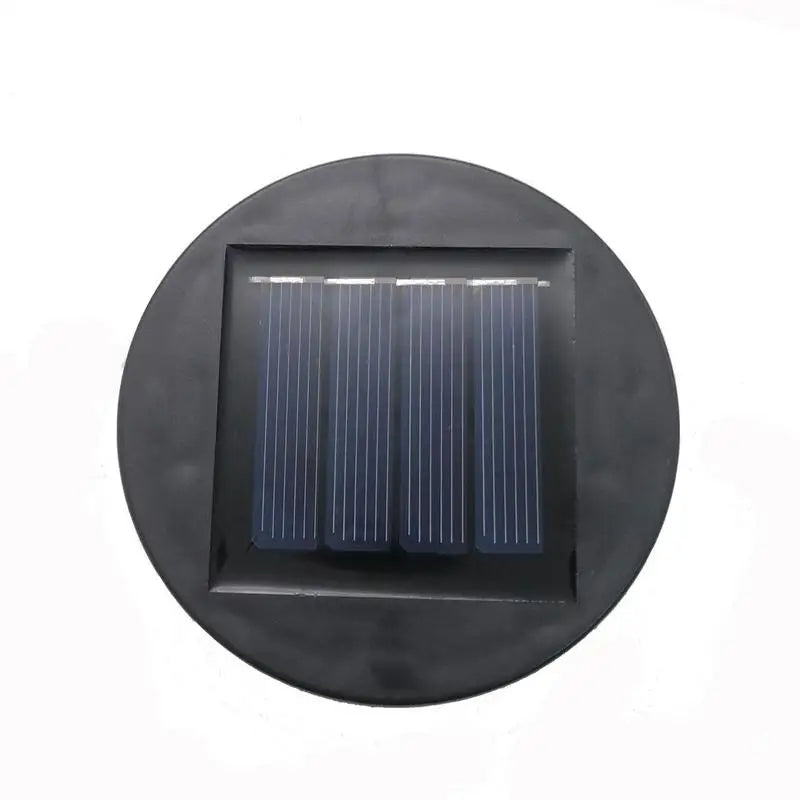 lampe solaire rechargeable extérieure noire moderne sans fil fixée facilement