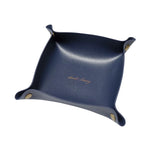 plateau rangement pliable simili cuir moderne rouge noir beige rose gris vert orange bleu