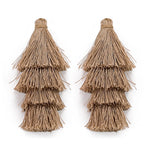 pompons franges polyester violet vert bleu rose boho chic décor maison rideau vêtement