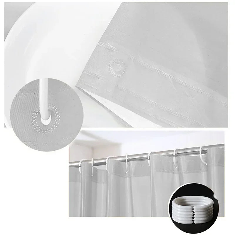rideau douche gris moderne 180cm respectueux environnement opacité uni