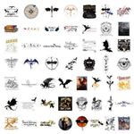 autocollants fantasy dragon building stickers opaque adhesive various colorful decorations