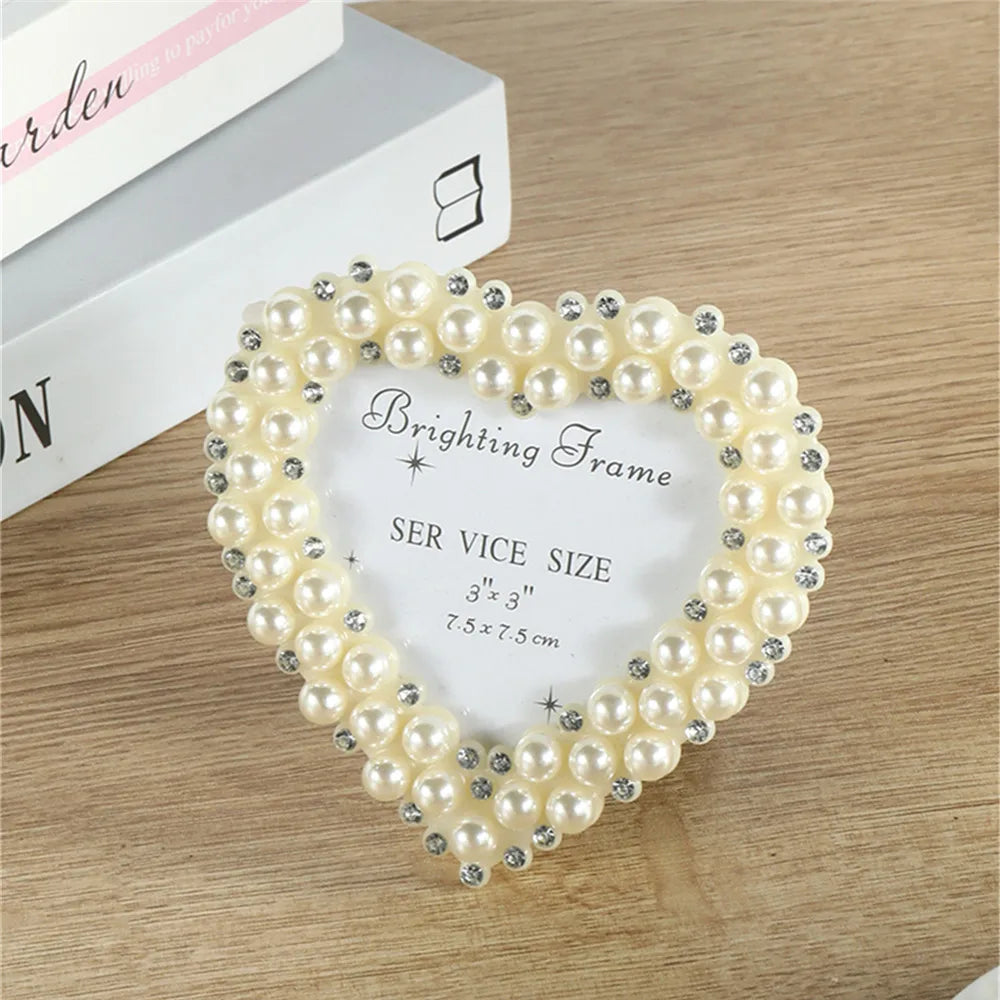 cadre photo strass blanc classique élégant 3x3 4x6 6x8 7x10 10x15 plexiglas