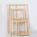cadre bois naturel classique toile 30x40 35x45 80x90 cm