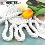 corde coton tressée 5m blanche haute résistance finition enduite rustique franges