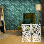 panneau décoratif floral blanc classique taille 40cm 50cm 60cm 70cm 80cm